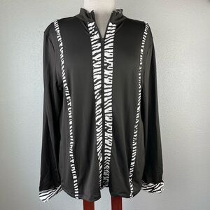 NWT Passports Dark Brown Full Zip Jacket Size M